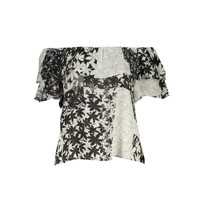 Desigual Bianco Cotton Women T-Shirt