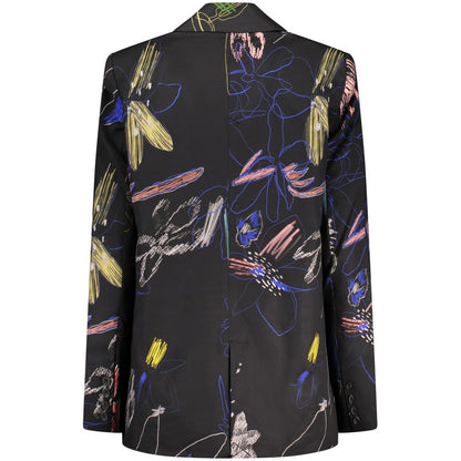 Desigual Black Cotton Blazer
