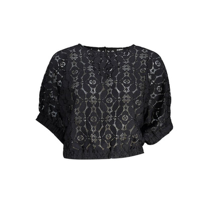 Desigual Black Polyester Tops & T-Shirt