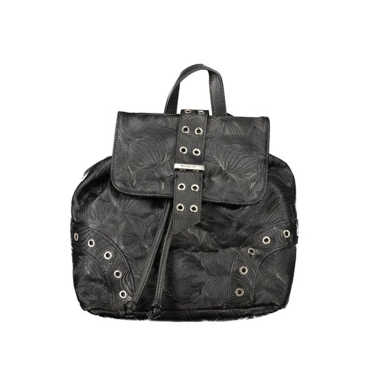 Desigual Black Polyurethane Women Backpack