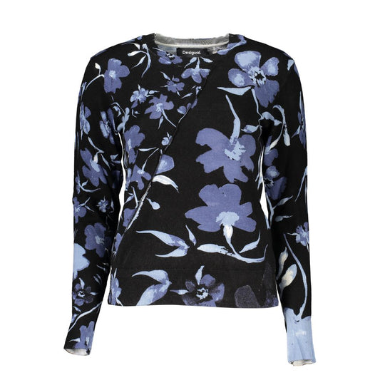 Desigual Black Viscose Woman Sweater