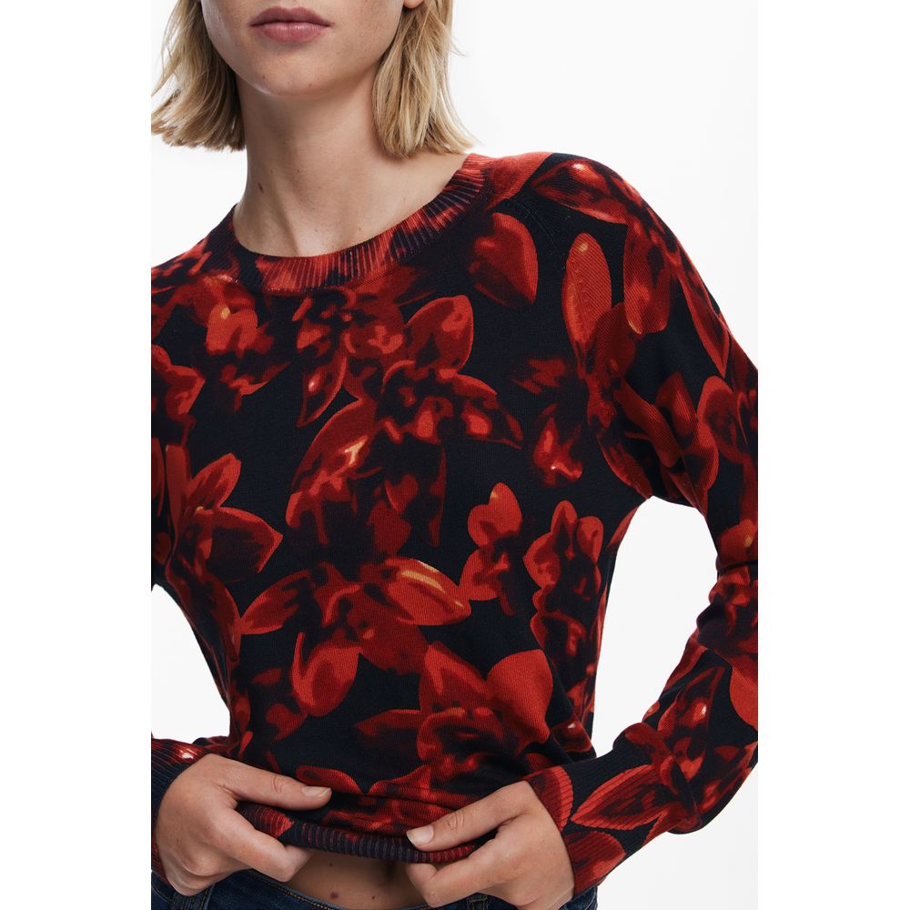 Desigual Black Viscose Women Sweater