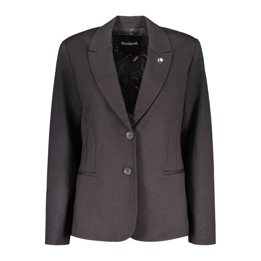 Desigual Black Viscose Womens Jacket