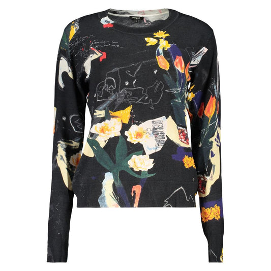 Desigual Black Viscose Women's Sweater