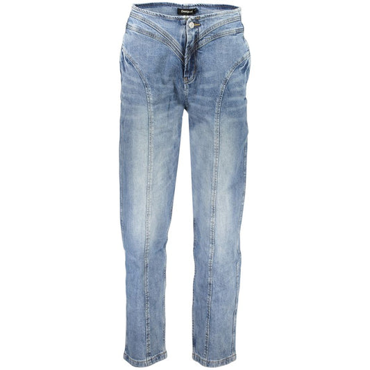 Desigual Blue Cotton Jeans Denim