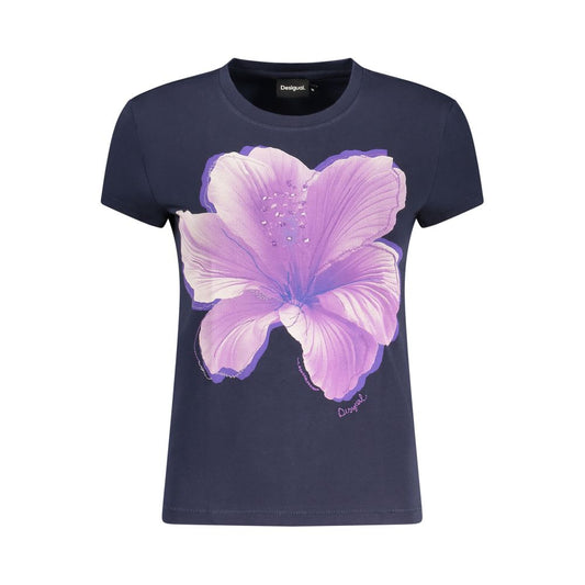 Desigual Blue Cotton T-Shirt