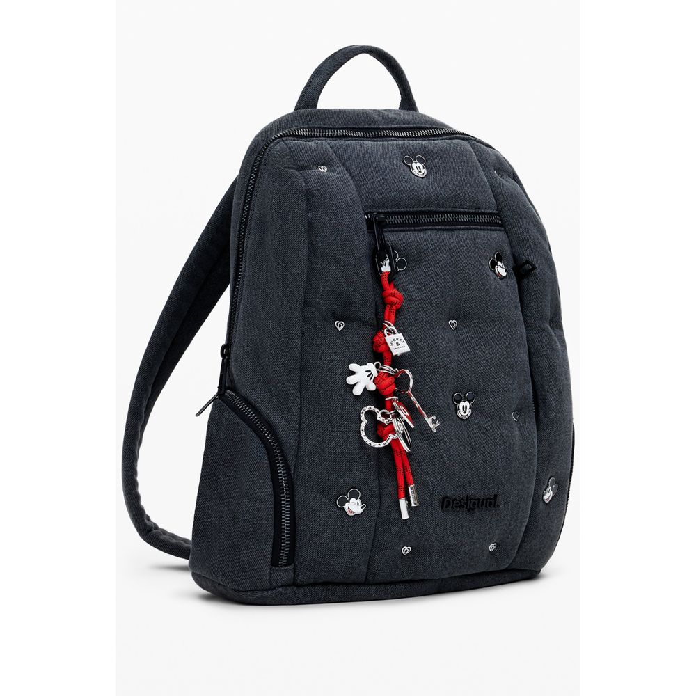 Desigual Gray Polyester Women Backpack