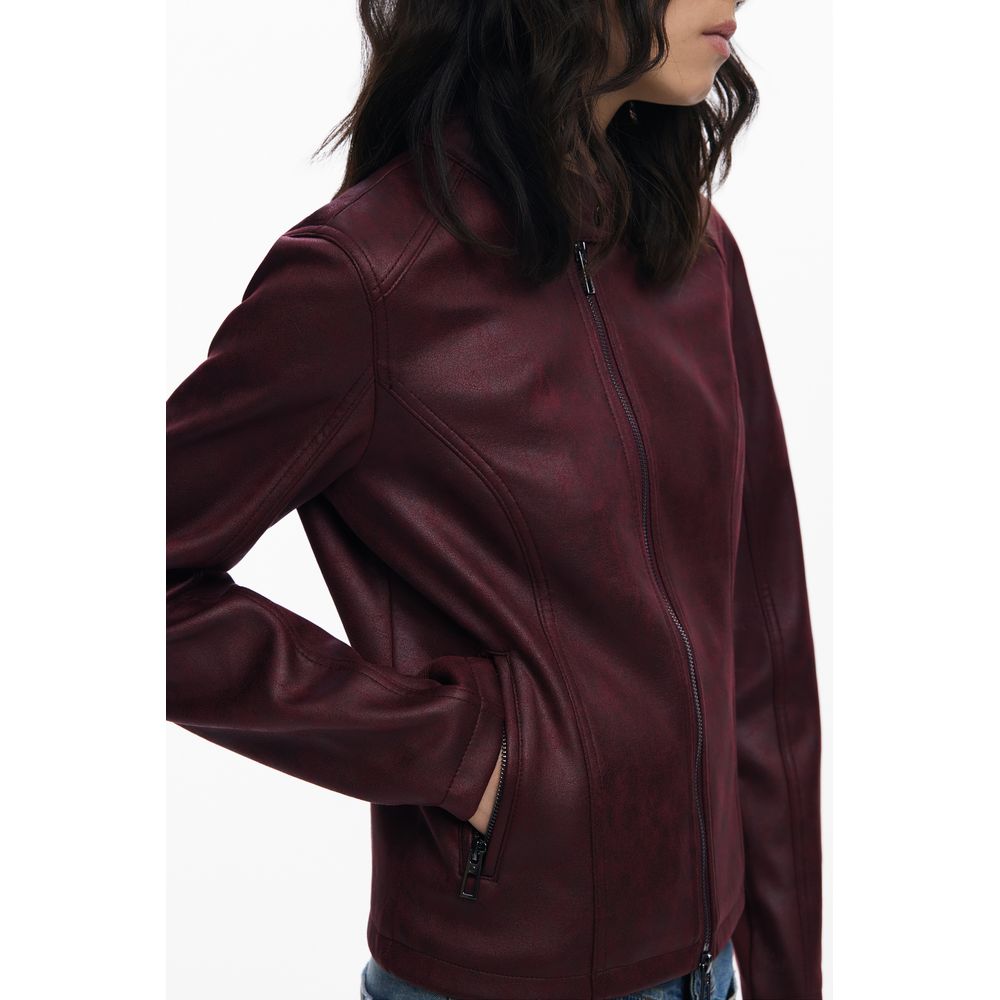 Desigual Red Polyester Women's Jacket