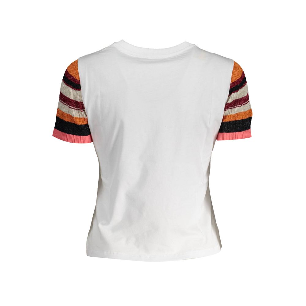Desigual White Cotton Women Top
