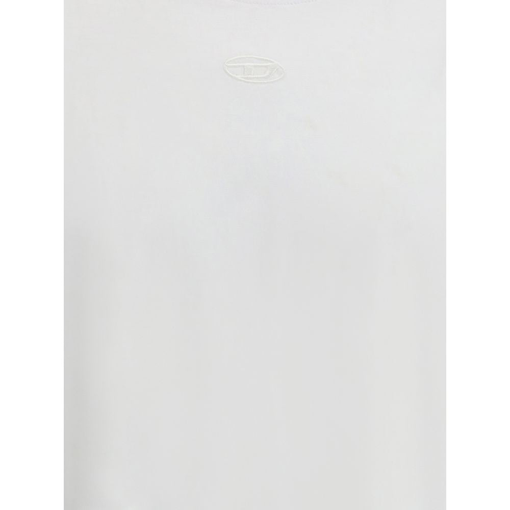 Diesel White Cotton T-Shirt