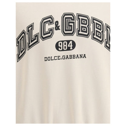 Dolce & Gabbana Beige Cotton Sweatshirt