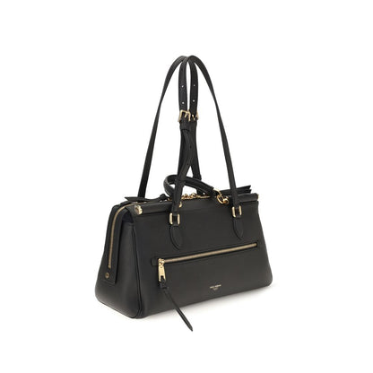 Dolce & Gabbana Black Calf Leather Bos Taurus Shoulder Bag
