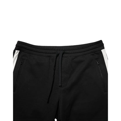 Dolce & Gabbana Black Cotton Jogger Sweatpants Trouser Pants