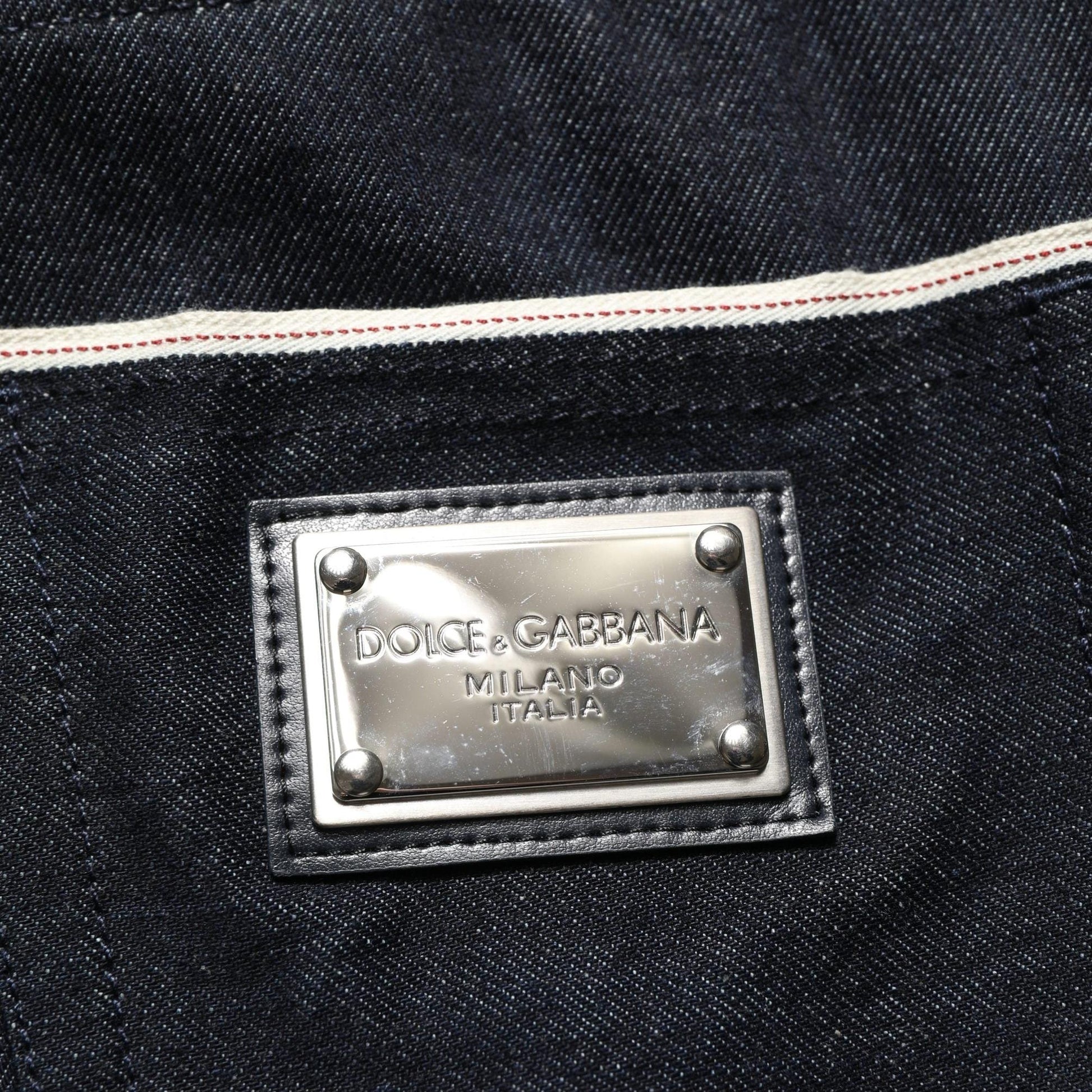 Dolce & Gabbana Black Cotton Mid Waist Classic Men Denim Jeans