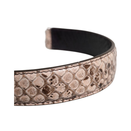 Dolce & Gabbana Black Cream Exotic Leather Bag Shoulder Strap