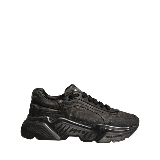 Dolce & Gabbana Black Daymaster Low Top Sneakers Shoes