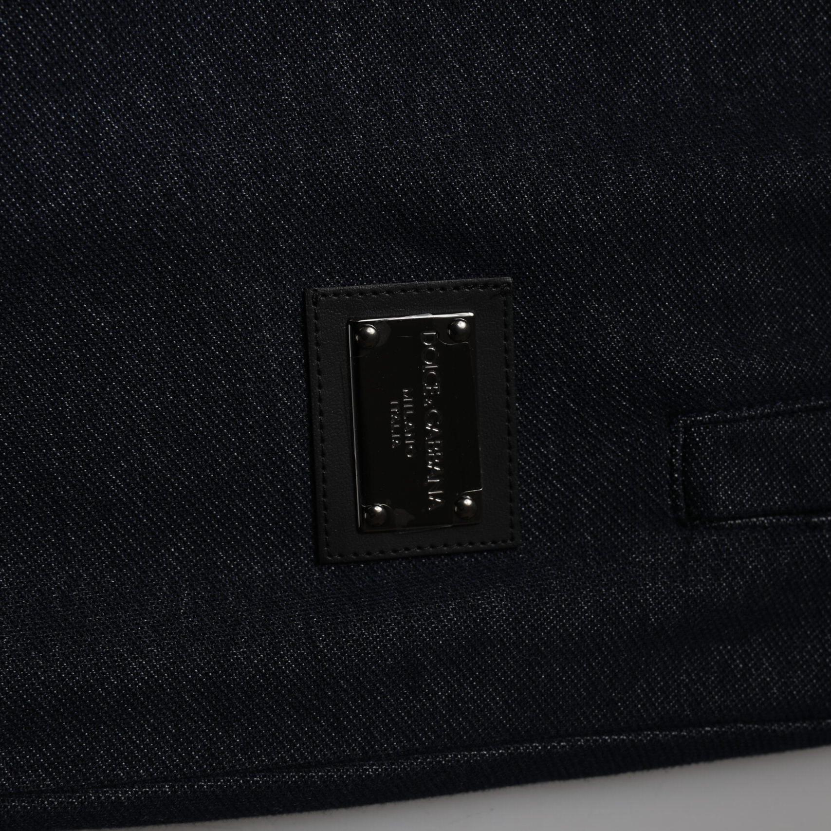 Dolce & Gabbana Black Jacquard Jogger Men Sweatpants Pants