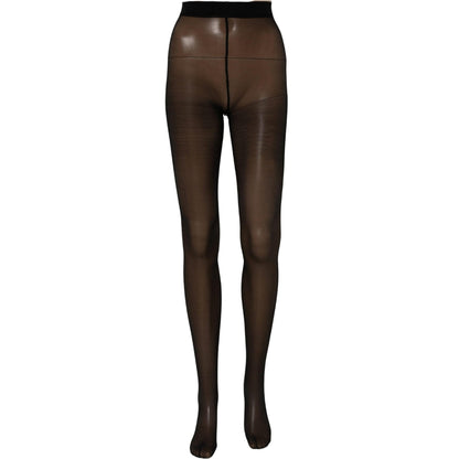 Dolce & Gabbana Black Nylon Tights Stocking Pantyhose Socks