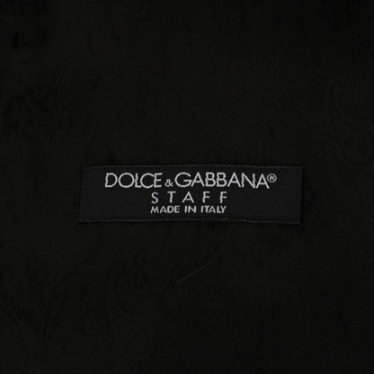 Dolce & Gabbana Black STAFF Cotton Vest