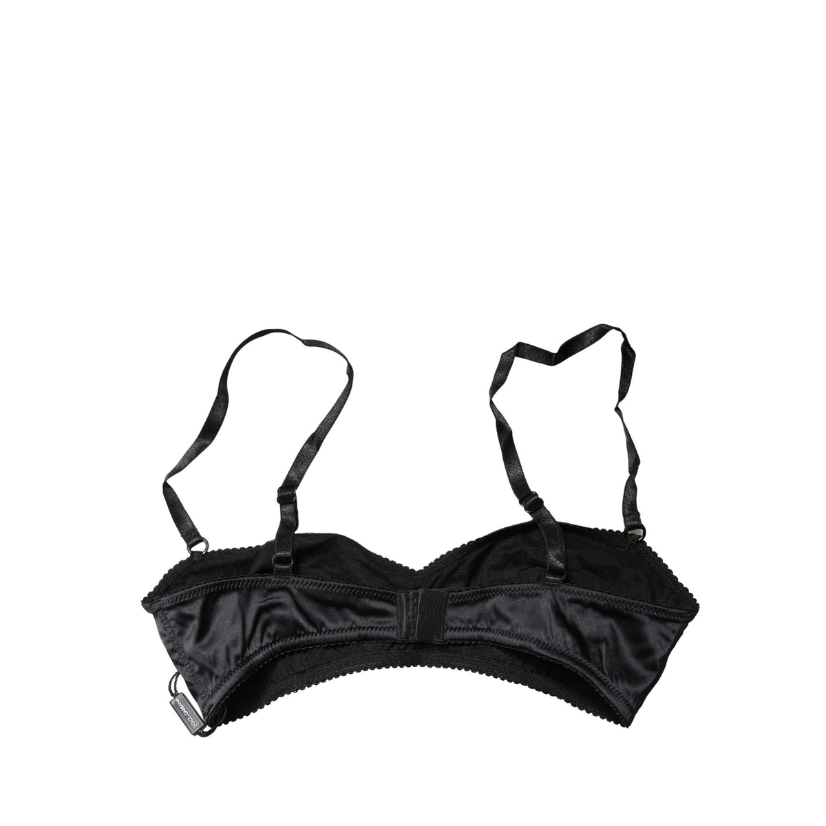 Dolce & Gabbana Black Semi-Pad Underwire Balconette Bra Underwear