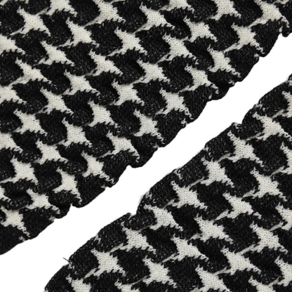 Dolce & Gabbana Black White Houndstooth Ankle Length Socks
