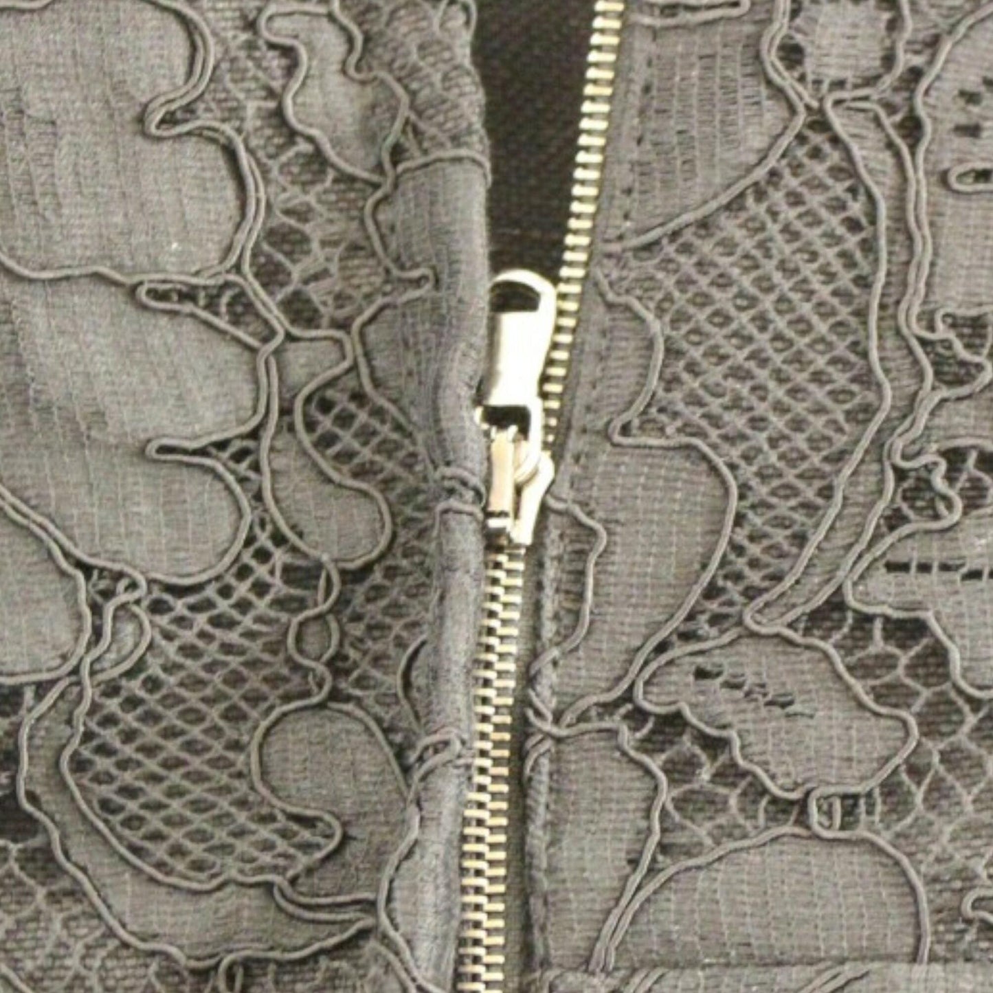 Dolce & Gabbana Black floral lace sicily runway dress