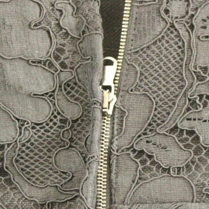 Dolce & Gabbana Black floral lace sicily runway dress