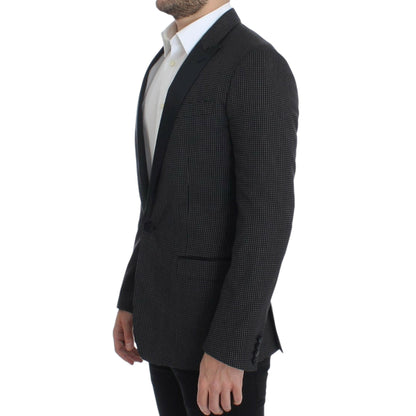 Dolce & Gabbana Black wool slim MARTINI blazer