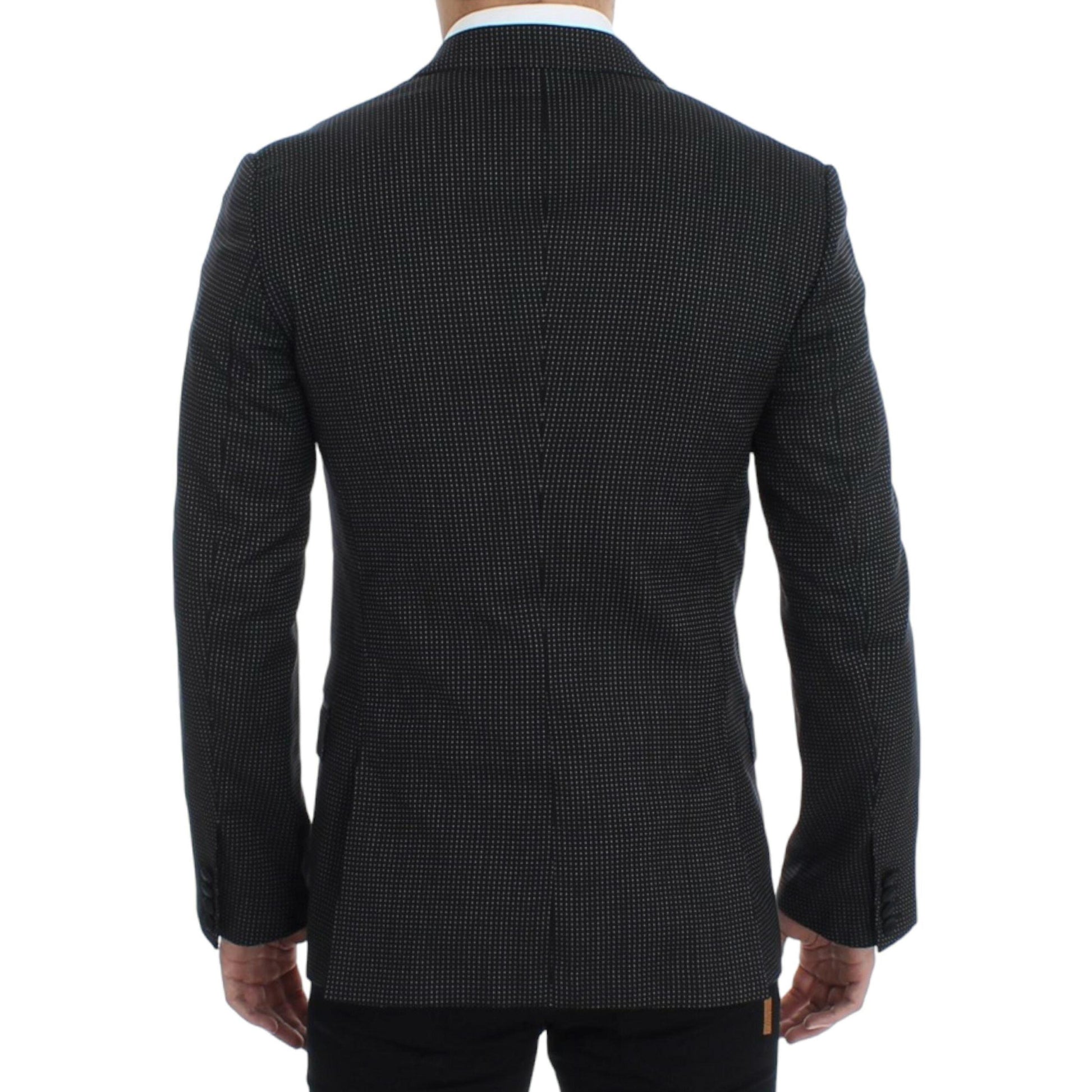 Dolce & Gabbana Black wool slim MARTINI blazer