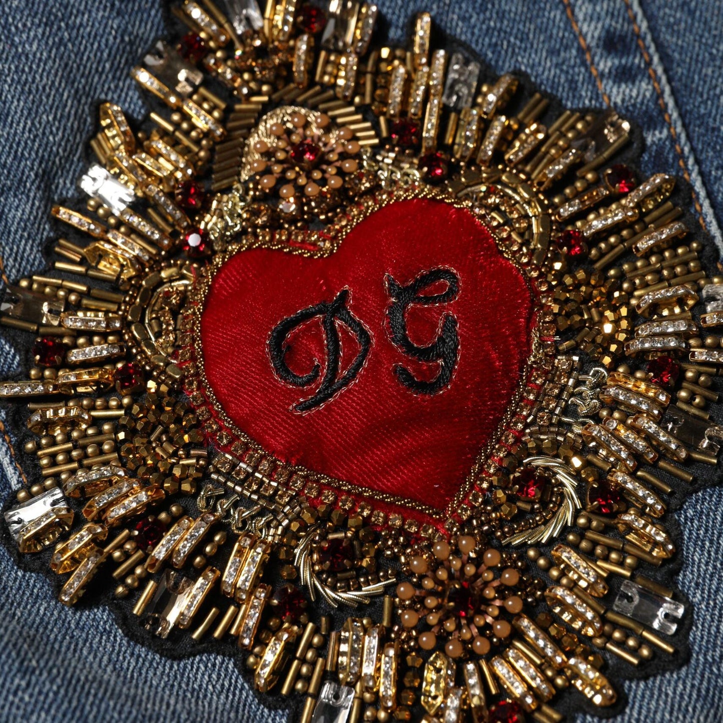 Dolce & Gabbana Blue Cotton Boyfriend Tattered Denim Jeans