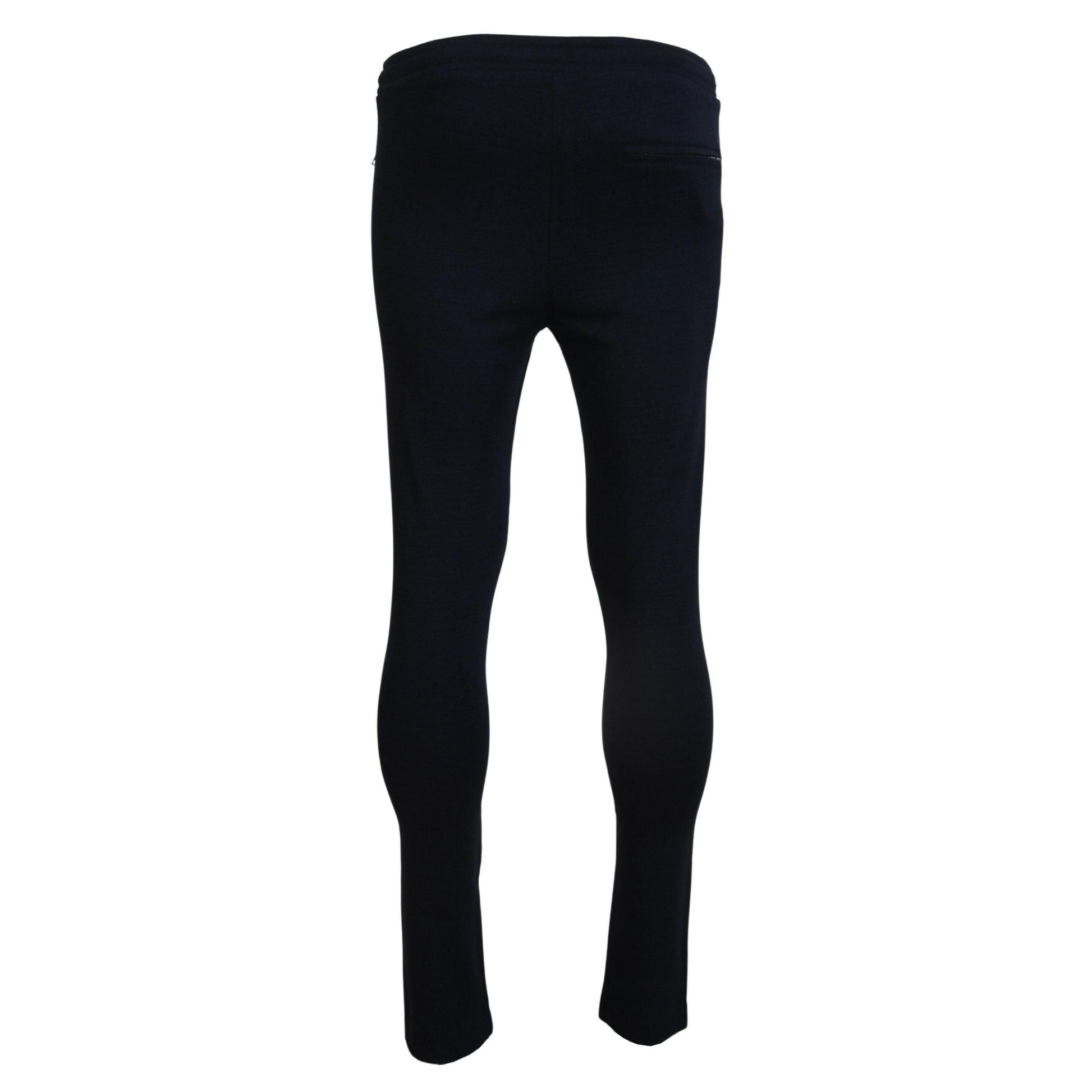 Dolce & Gabbana Blue Mens Sport Cotton Sweatpants Pants