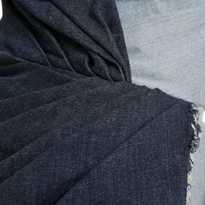 Dolce & Gabbana Blue Patchwork Two Tone Denim Mini Dress