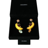 Dolce & Gabbana Chic Alua Clip-on Banana Dangle Earrings-Modeoutlet