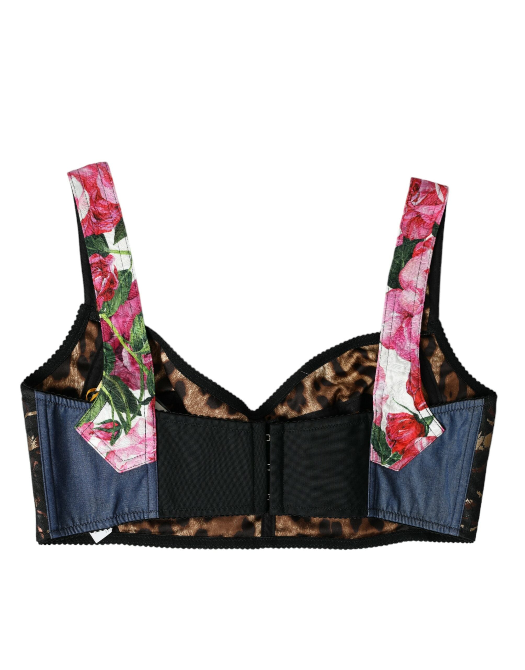 Dolce & Gabbana Dame Floral Patchwork BH Top-Modeoutlet