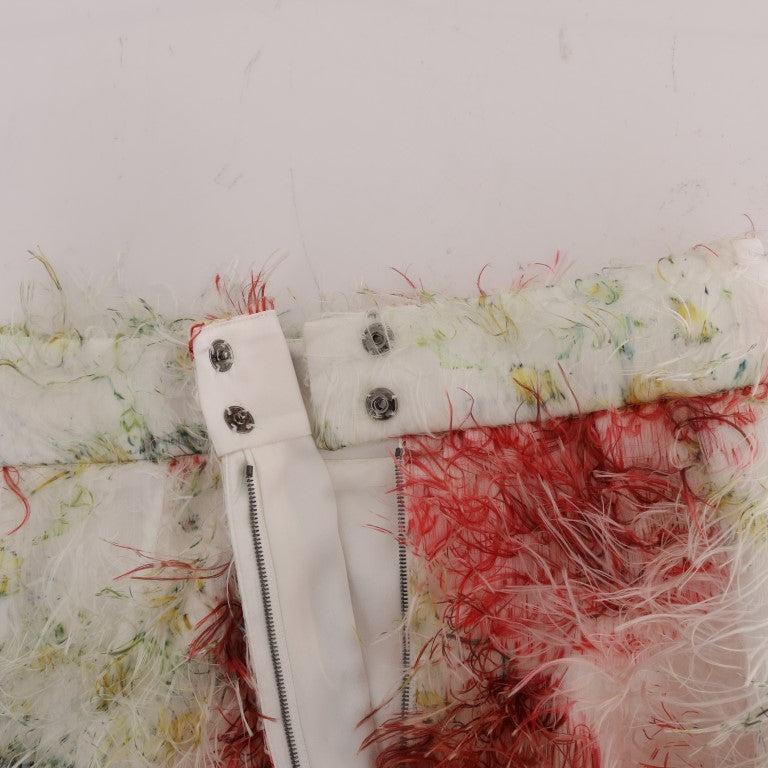 Dolce & Gabbana Floral Patterned Pencil Straight Skirt