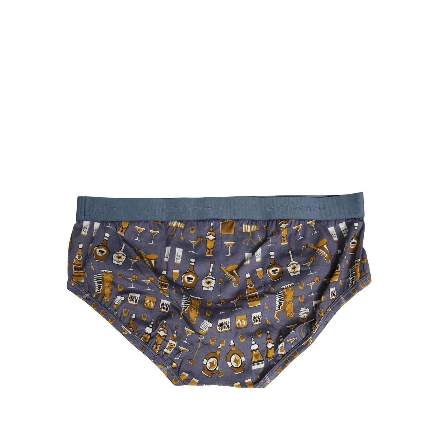 Dolce & Gabbana Gray Jazz Cocktail Men Brando Brief Underwear
