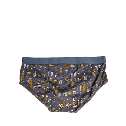 Dolce & Gabbana Gray Jazz Cocktail Men Brando Brief Underwear