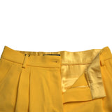 Dolce & Gabbana Gul Viscose High Waist Bermuda Shorts-Modeoutlet