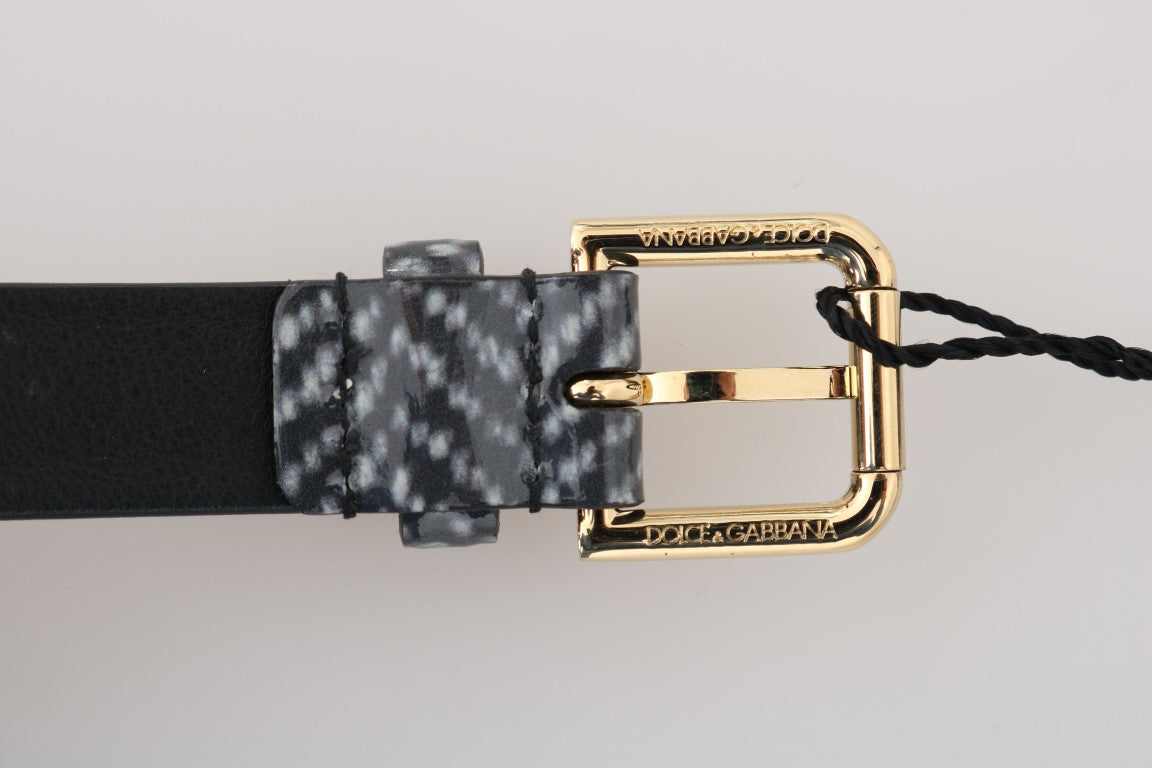 Dolce & Gabbana Læder Bælte-Modeoutlet