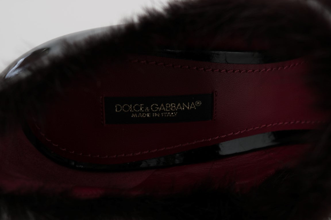 Dolce & Gabbana Læder Højhælede Sko-Modeoutlet