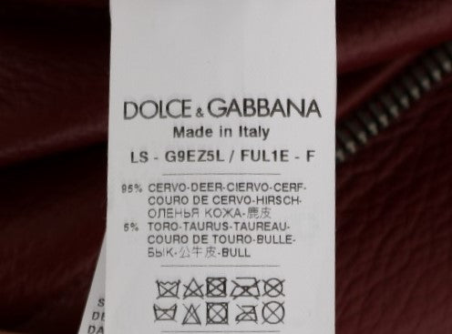 Dolce & Gabbana Læder Jakke & Frakke-Modeoutlet