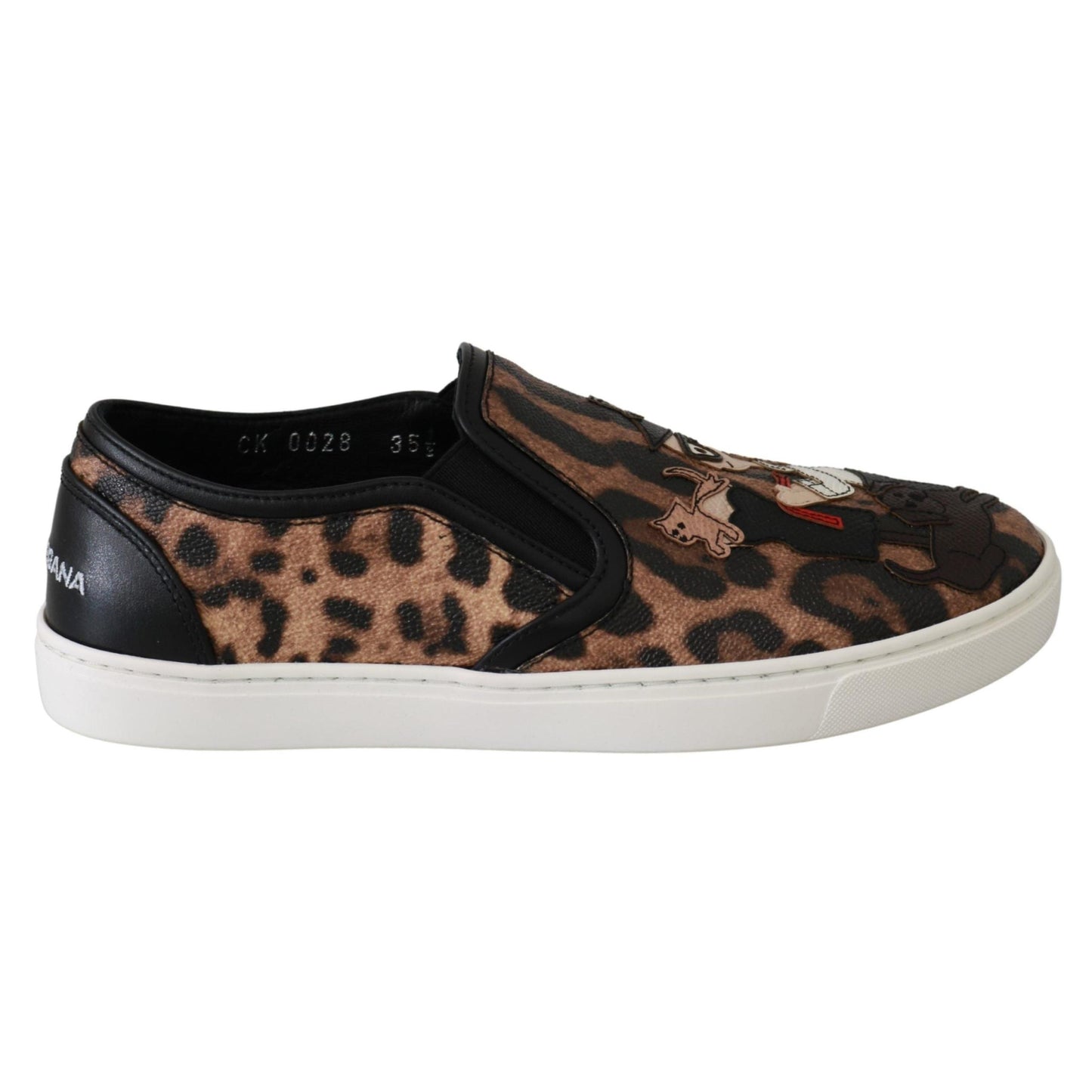 Dolce & Gabbana Leather Leopard #dgfamily Loafers Shoes