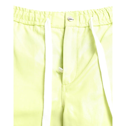 Dolce & Gabbana Light Green Cotton Men Cargo Bermuda Shorts
