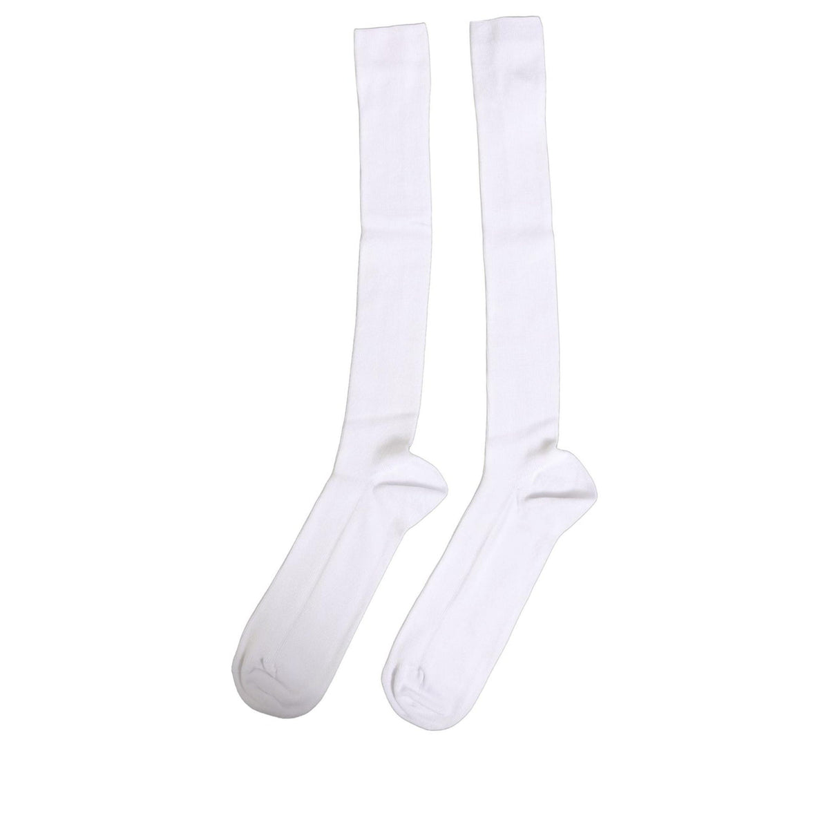 Dolce & Gabbana Men White Viscose Over The Calf Accessory Socks