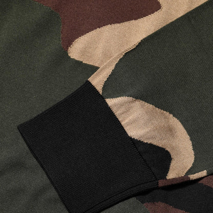 Dolce & Gabbana Multicolor Camouflage Crew Neck Men Pullover Sweater