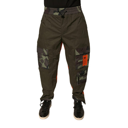 Dolce & Gabbana Multicolor Camouflage Jogger Cargo Pants