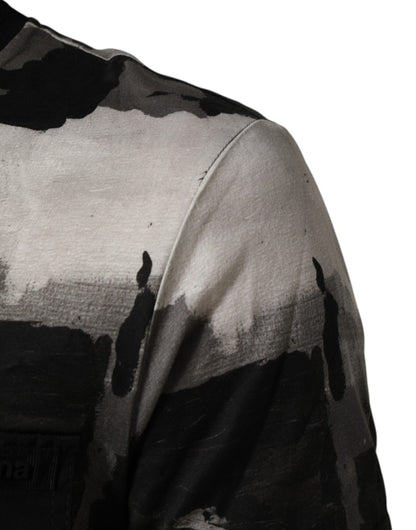 Dolce & Gabbana Multicolor Camouflage Men Short Sleeves T-shirt