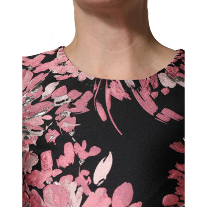 Dolce & Gabbana Multicolor Floral Brocade A-line Mini Dress