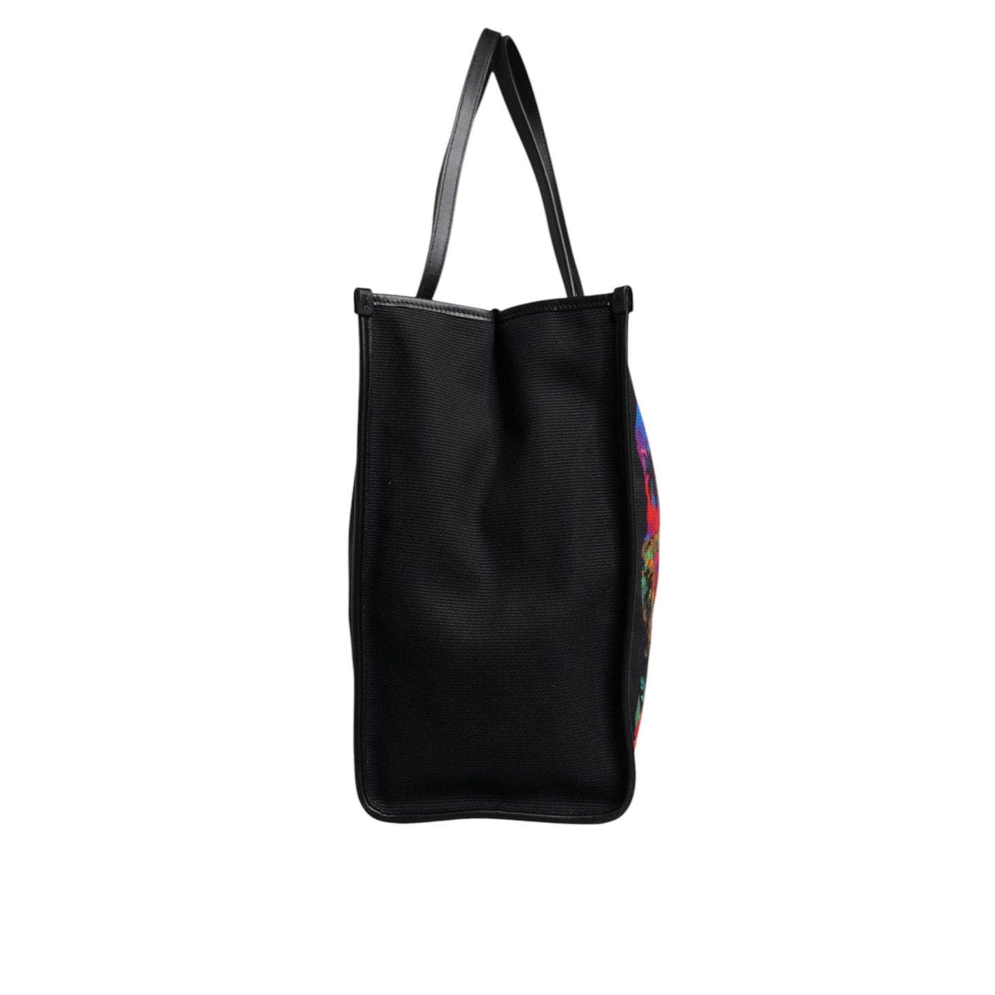 Dolce & Gabbana Multicolor Graphic Printed Top Handle Shopping Tote Bag