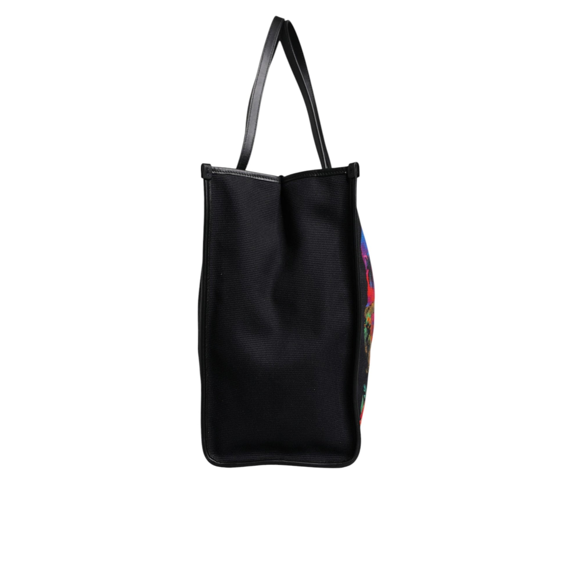 Dolce & Gabbana Multicolor Graphic Printed Top Handle Shopping Tote Bag